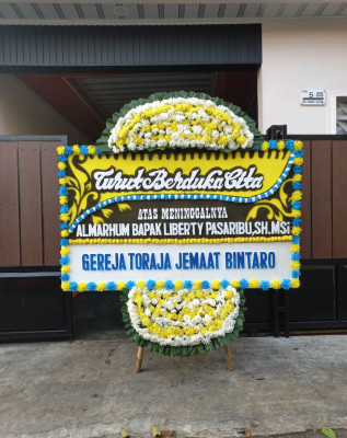 Papan Bunga Duka di Srengsem