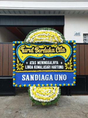Papan Bunga Duka di Srengsem