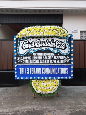 Papan Bunga Duka di Srengsem